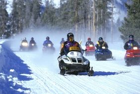 snowmobile racing