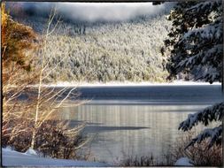 beautiful cold canim lake