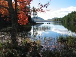 autumn over eagle lake