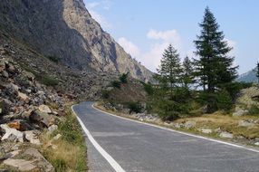 Road on the mountain