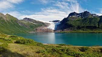 fjord norway sea water scenic sky landscape