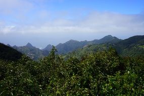 mountain valley in Tenerife