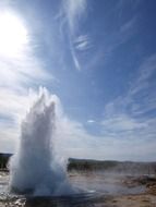 Landscape of the geyser