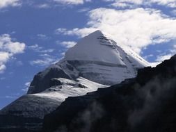 landscape of Kailash is a mountain in Tibet