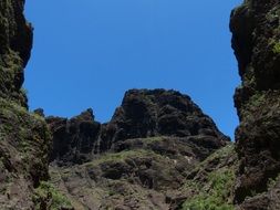 Rocks in a masca ravine