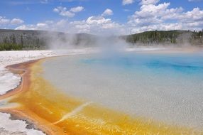 Yellowstone National Park is a national park located primarily in the U.S. state of Wyoming