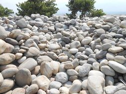 mountain of pebbles