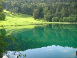 Lake in the Green Valley