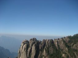 View of the sky and mountains