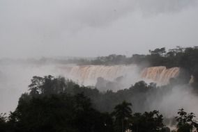 beautiful waterfall in Argentina