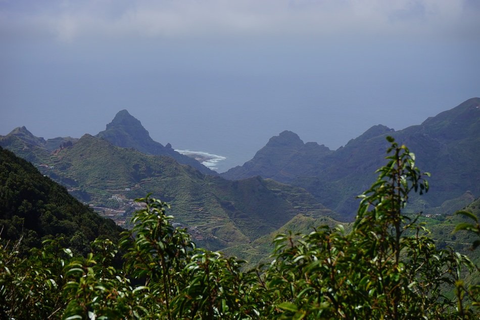 tenerife mountains sea view