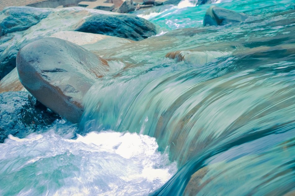 rapids on the river