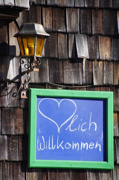 lich wilkommen text