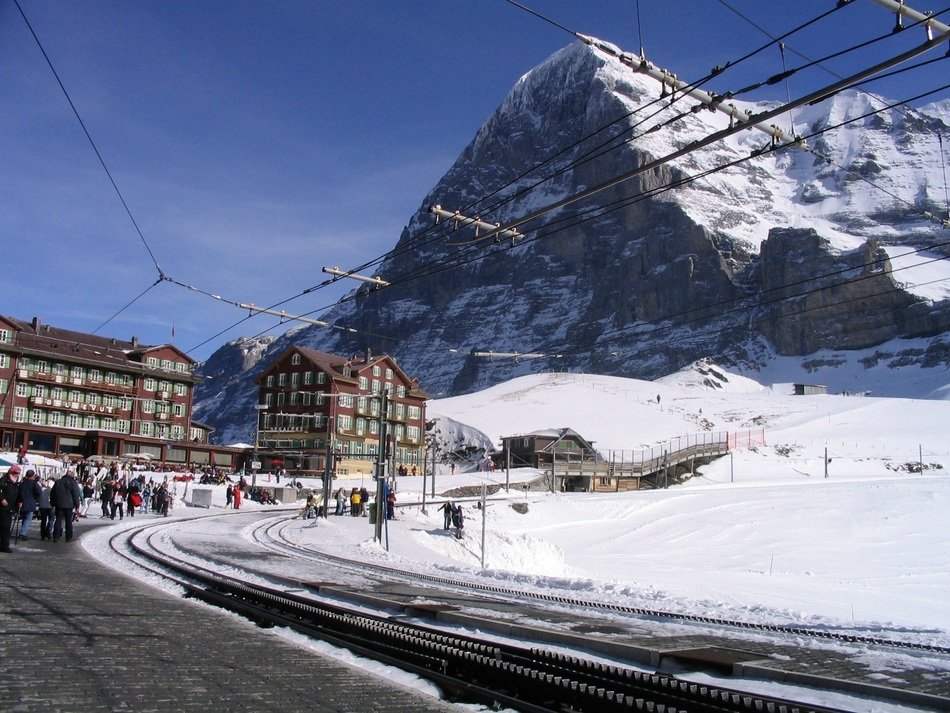 kleine scheidegg in Switzerland