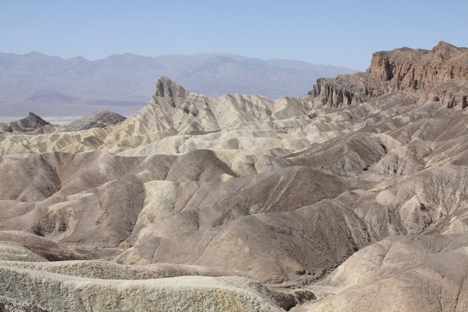 panorama of the valley of death in the usa