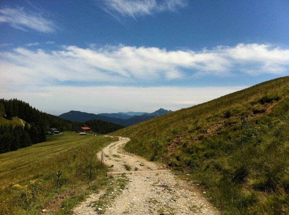 road on green mountain