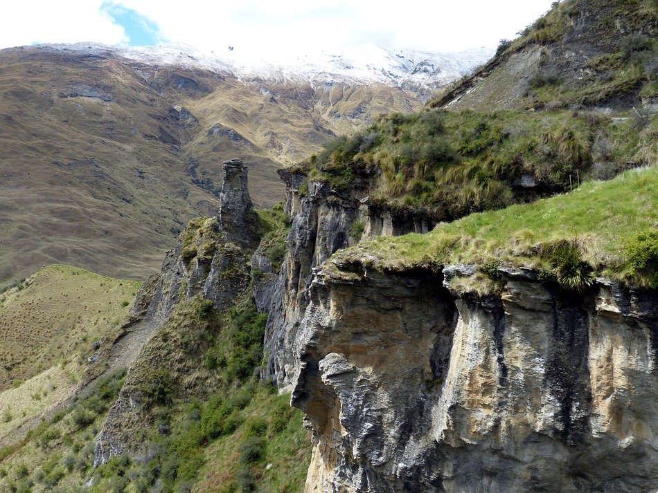 panorama of canyon in new zealand