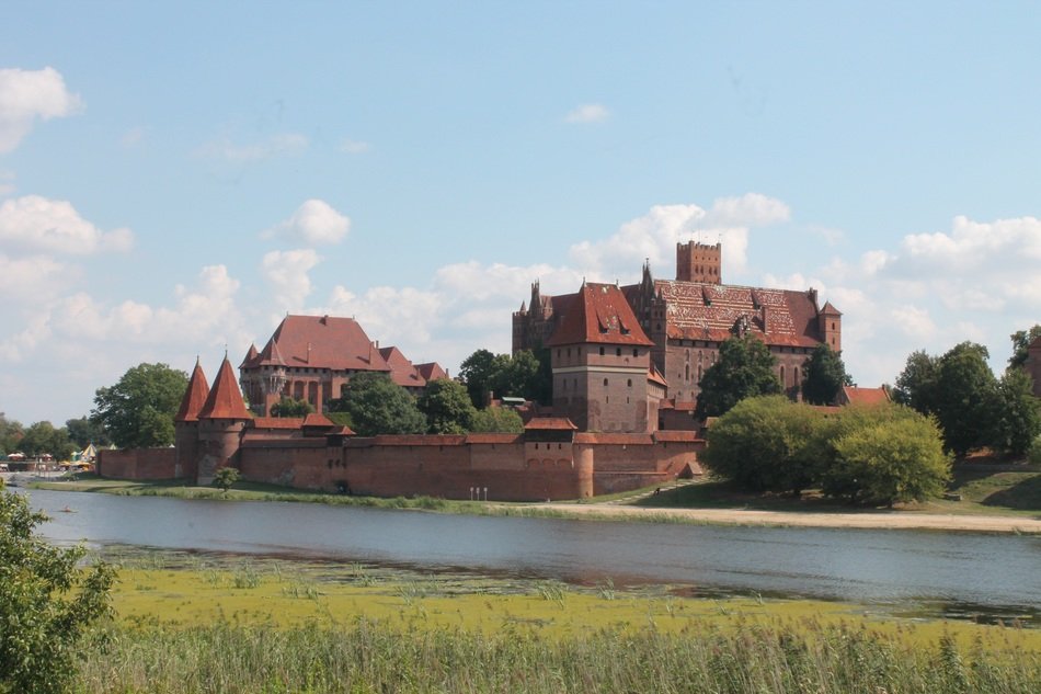 Malbork Castle, view over the river