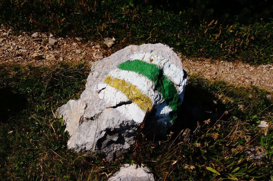 stone signpost