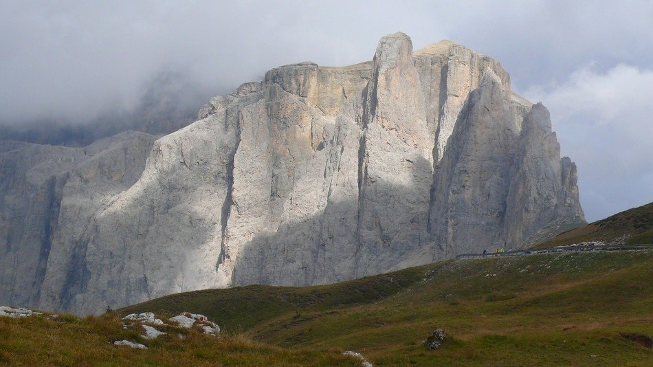 Landscape of mountains in tirol