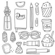 collection set with girl elements N2