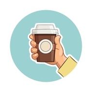 Cup of coffee in hand N4
