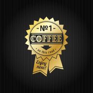 Vintage Coffee Label N28