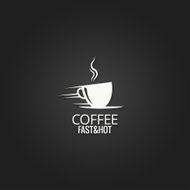 coffee cup concept design background