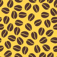 Seamless pattern with coffee beans N4