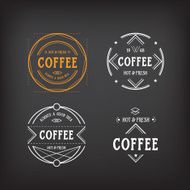 Coffee menu badges N4