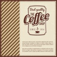 Vintage Card with coffee N3