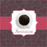 coffee invitation background N3