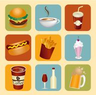 Food And Drinks Icons N5