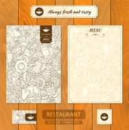 Corporate identity Cafe restaurant firm style N5