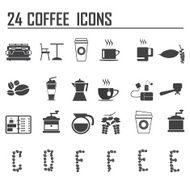 24 coffee icons