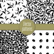 Seamless pattern tea and coffee Vector illustration