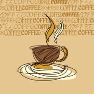 Vector - Coffee cup graphic Illustration