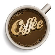 Cup of Coffee with word
