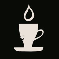 Happy coffee cup (vector)