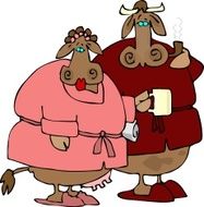 Cow Couple