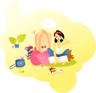 girl in room N2