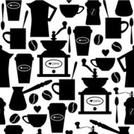 Vintage seamless coffee pattern N2