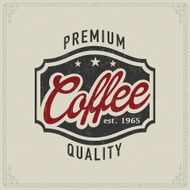 Vintage Coffee Label N32