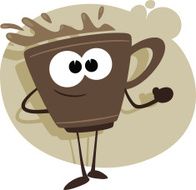 cartoon coffee