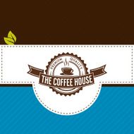 Vector coffee label N3