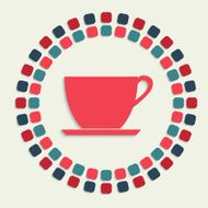 creative vector mosaic icon