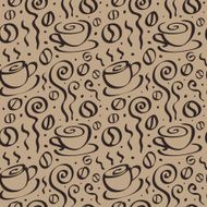 Seamless Coffee Background N6