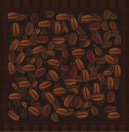 grains of coffee