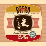 Retro Coffee label N2