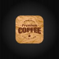 Vintage Coffee Label N37